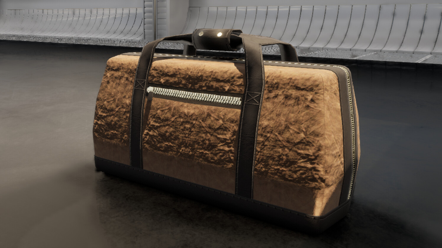 ArtStation - Louis Vuitton Travel Case Brown