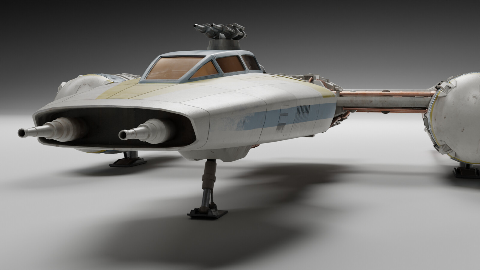 ArtStation - Y-Wing Starfighter - Gold Leader