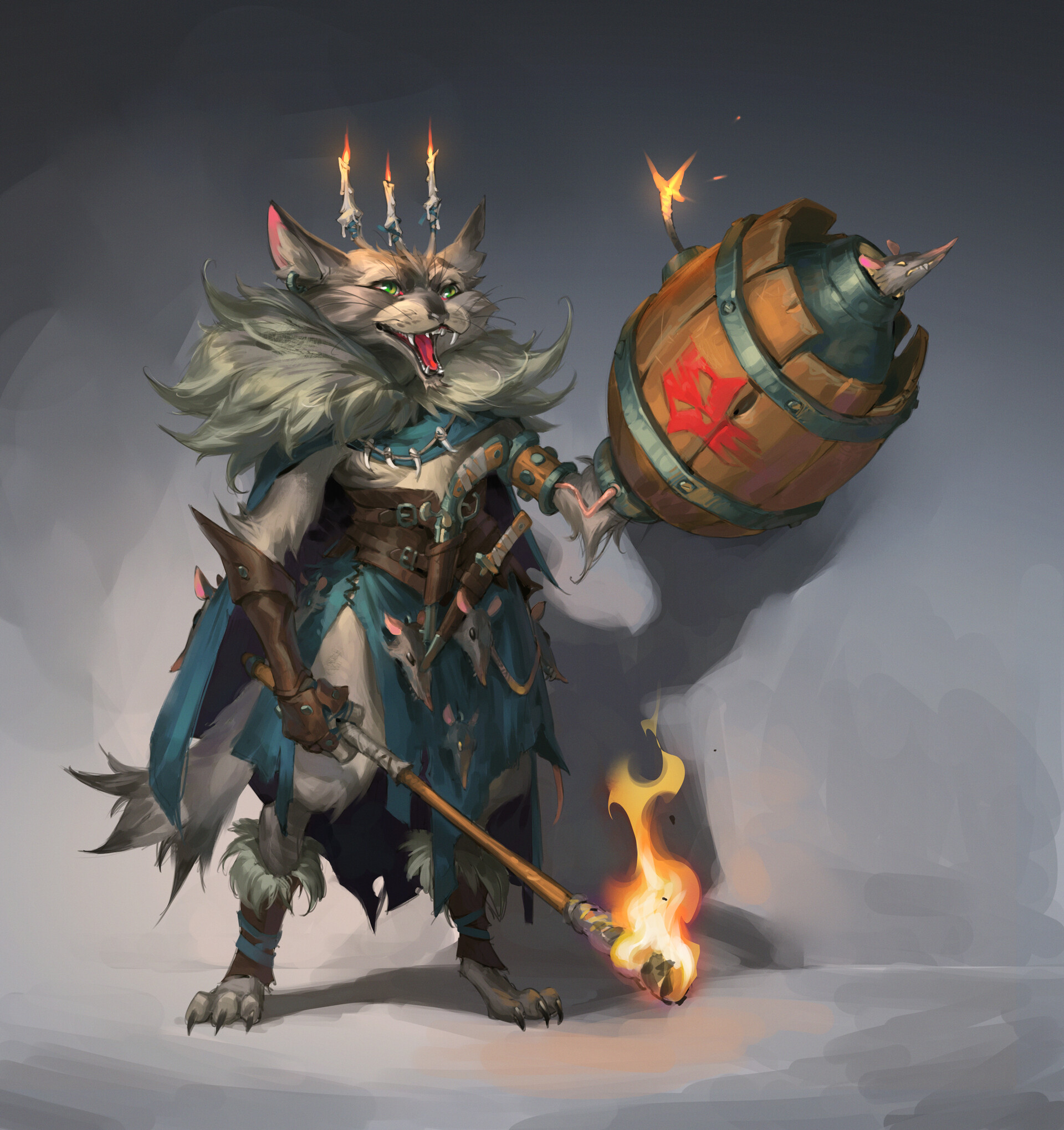 ArtStation The Bombardier Cat