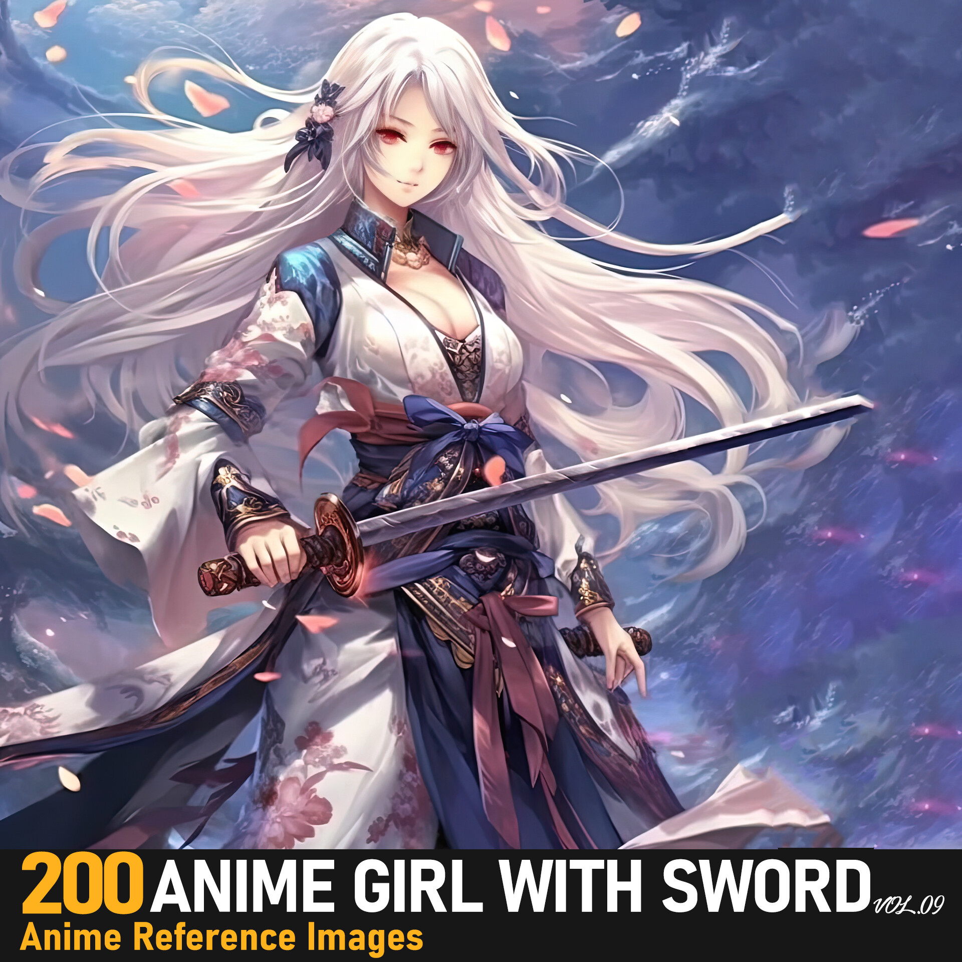 anime warrior sword
