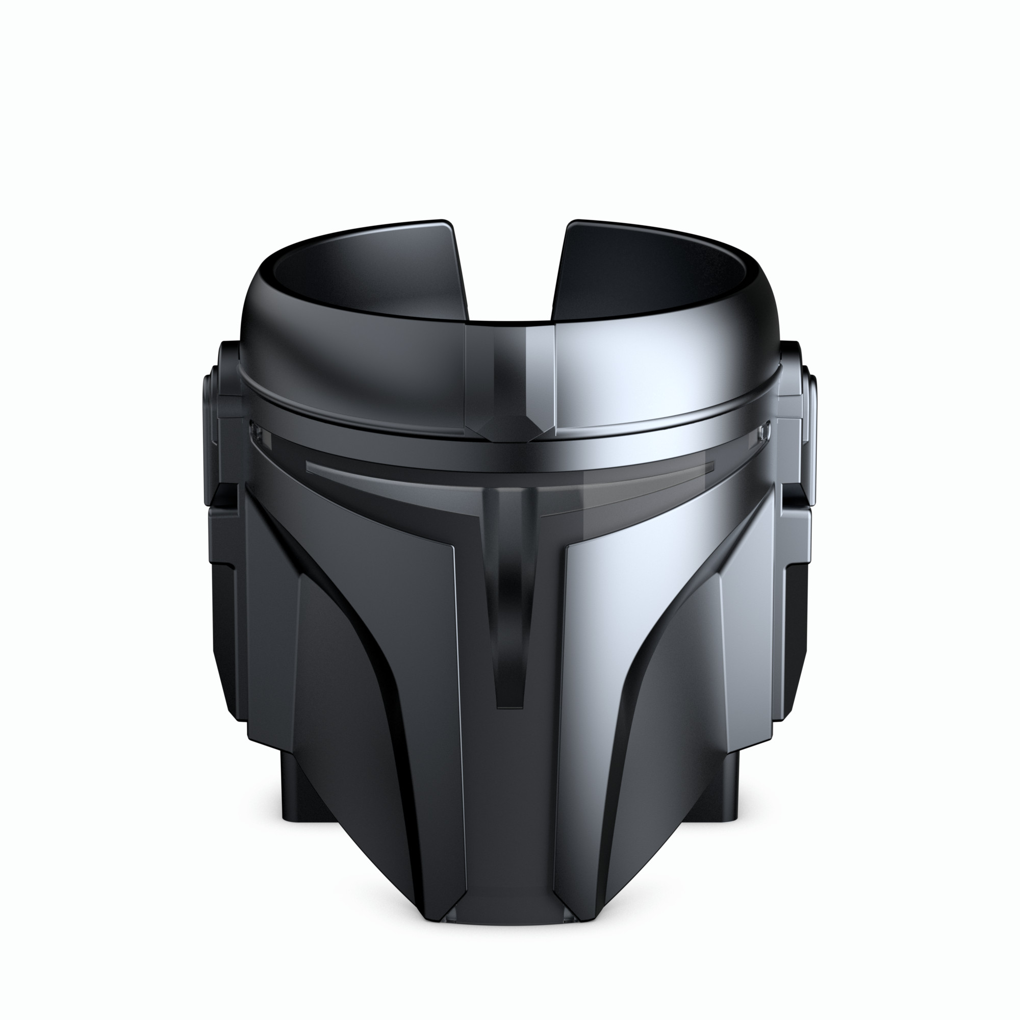 Product render of Mando Helmet. Lighting, compositing, and material creation were made in Cinema4D