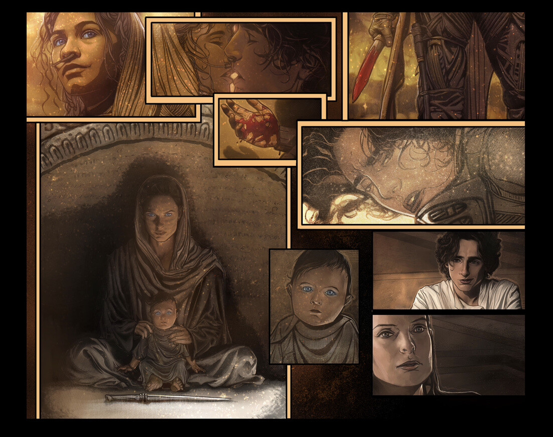 ArtStation DUNE THE OFFICIAL GRAPHIC NOVEL ADAPTATION OF THE FILM