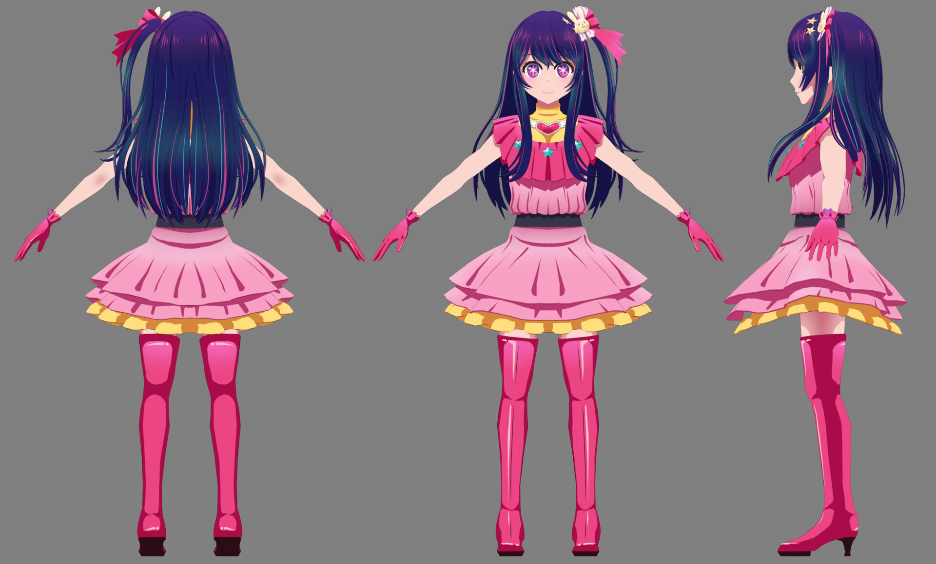 Ai Hoshino 星野 アイ - Oshi no Ko 推しの子 - 3D model by
