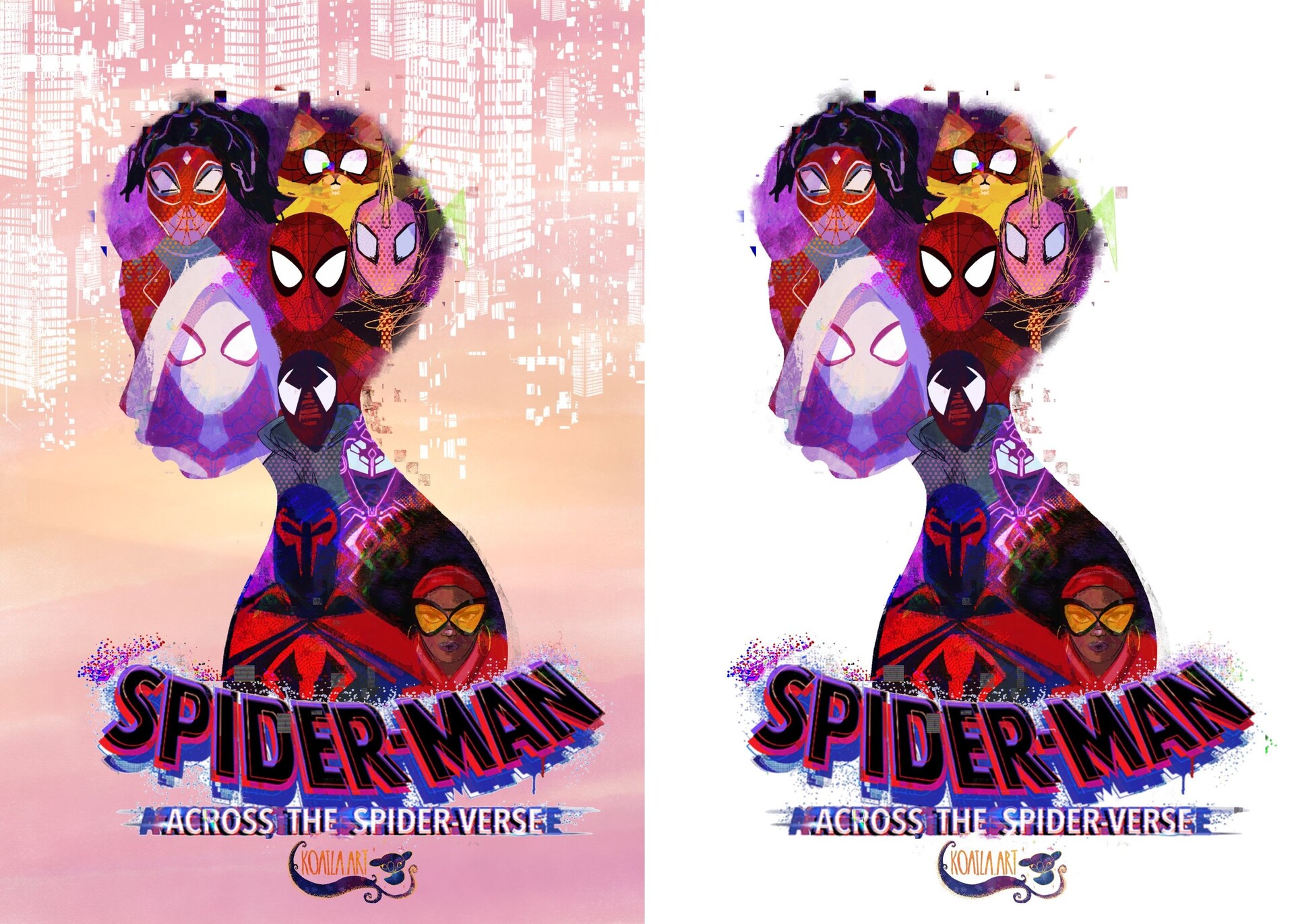 spider-man: across the spider-verse (art by diiivoy)