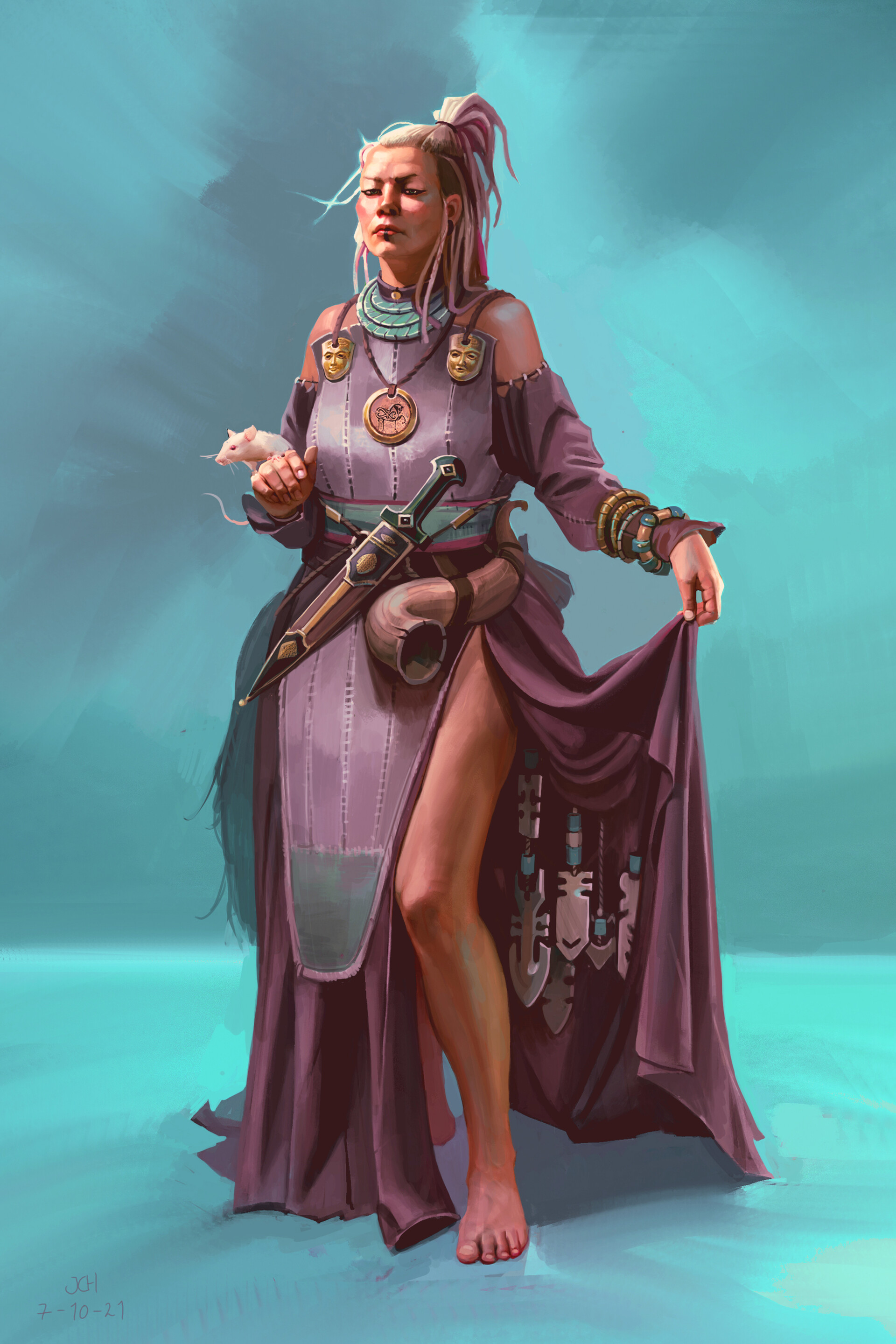 fantasy war priestess