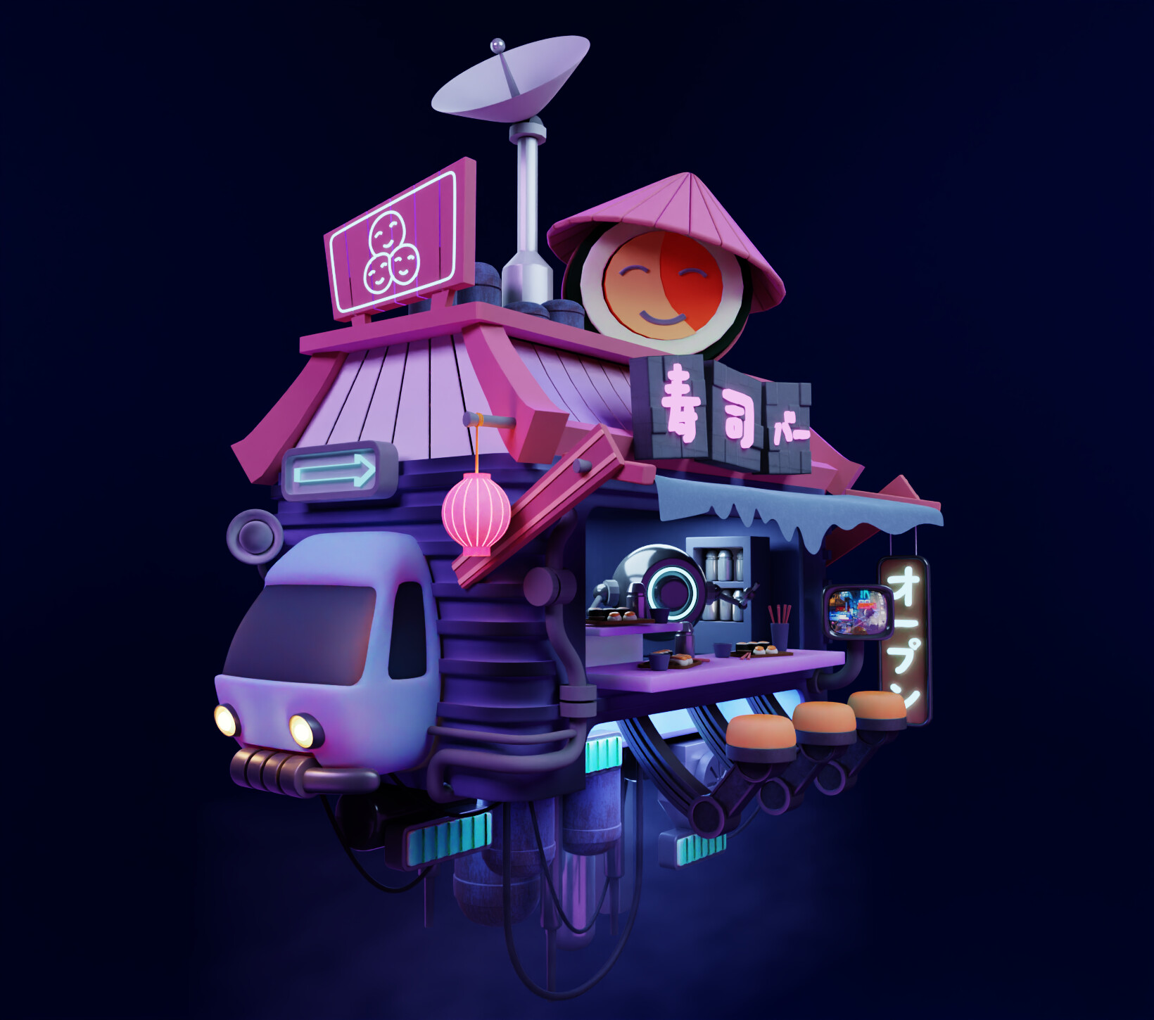 ArtStation Sushi food truck