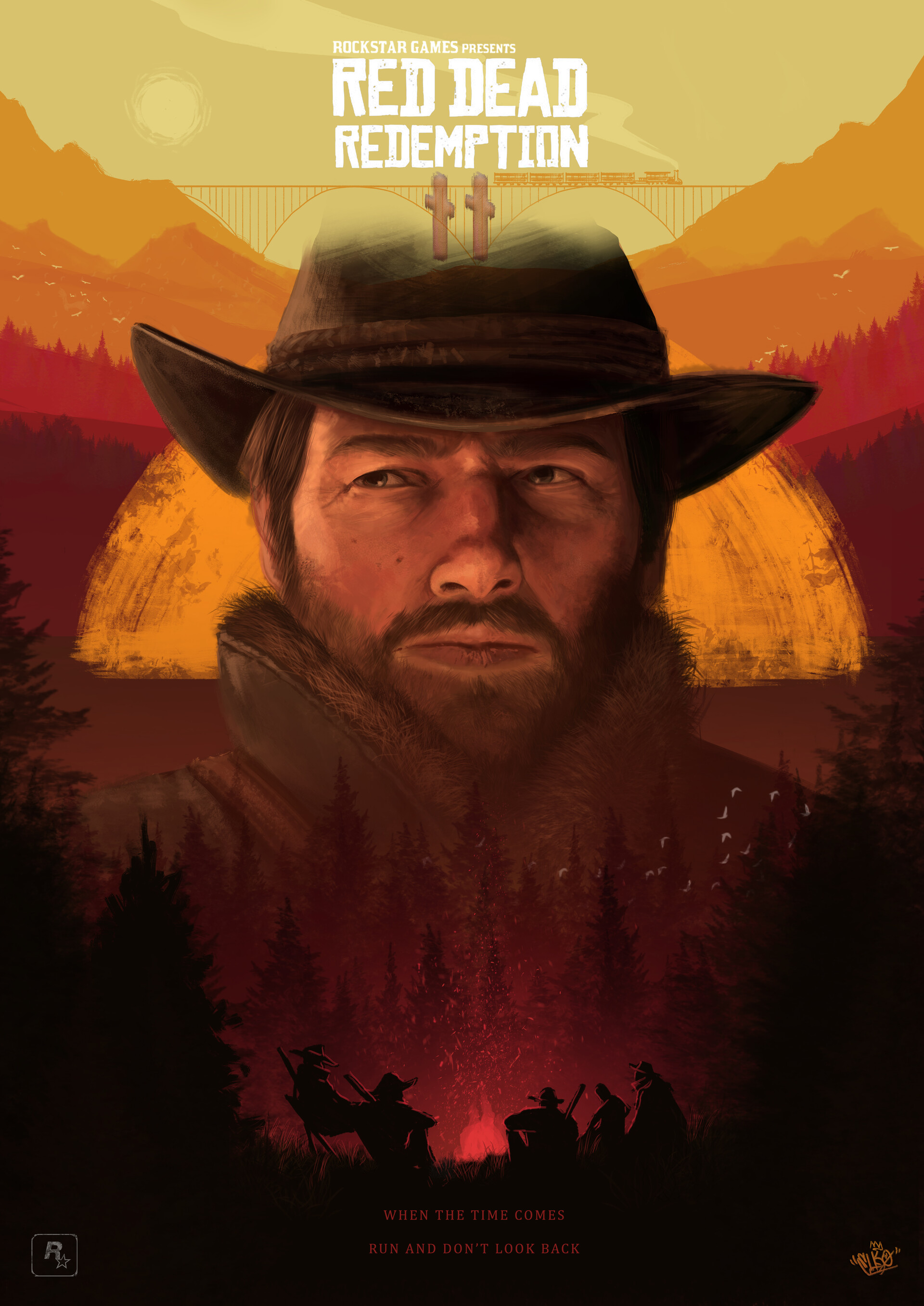 ArtStation Red Dead Redemption 2 poster