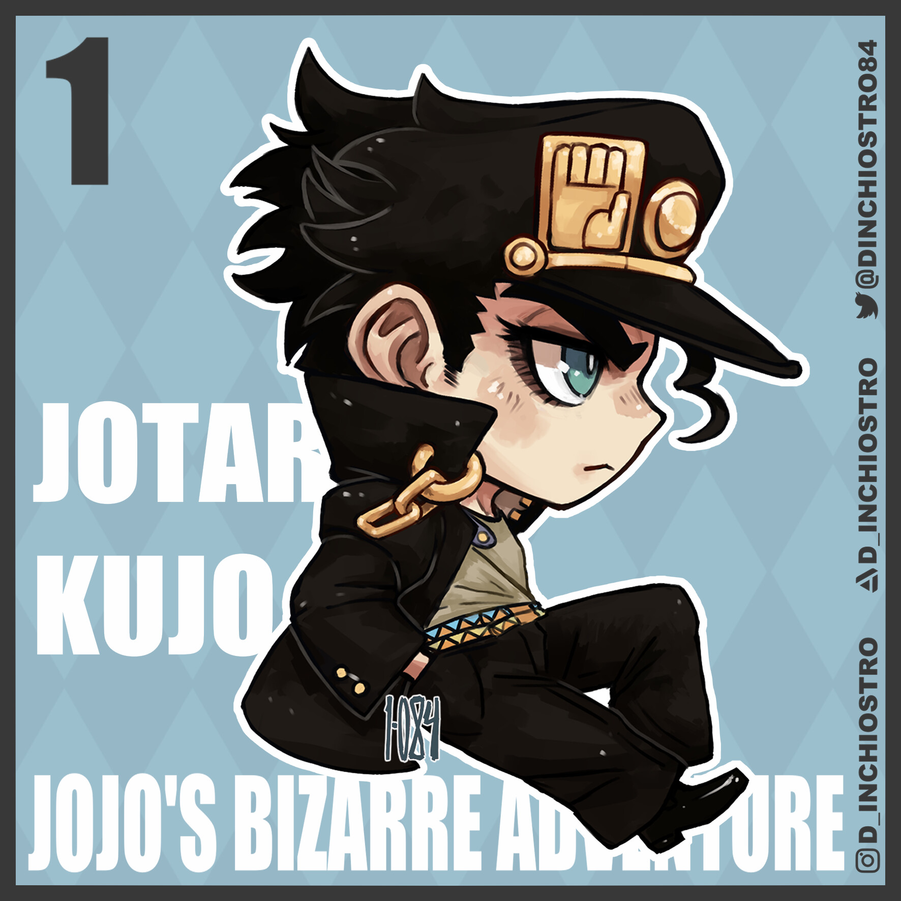 ArtStation - Jotaro Kujo: Jojo's Bizarre Adventure
