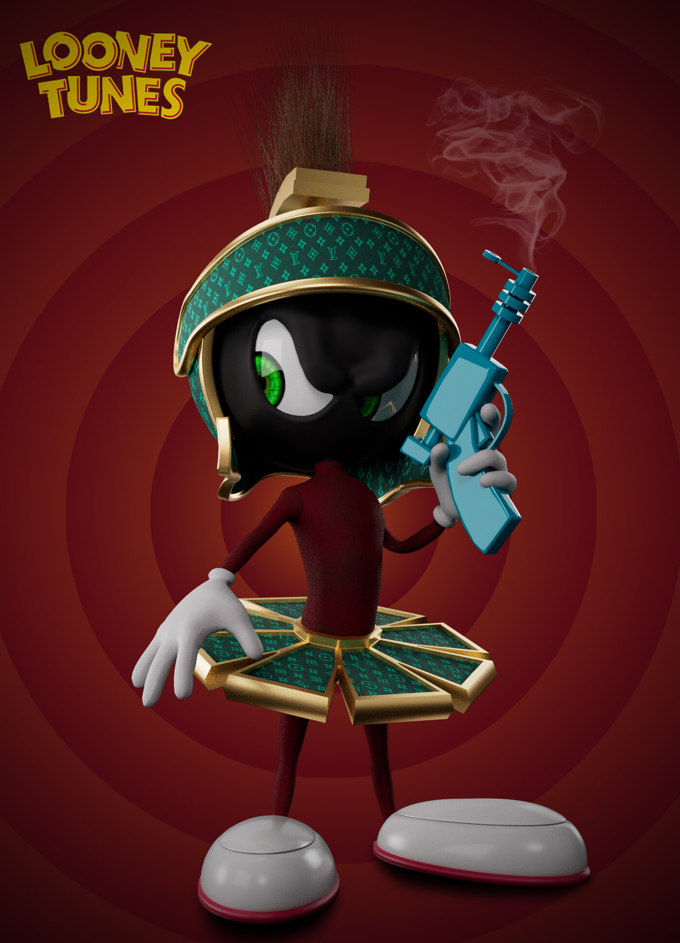Marvin deals the martian