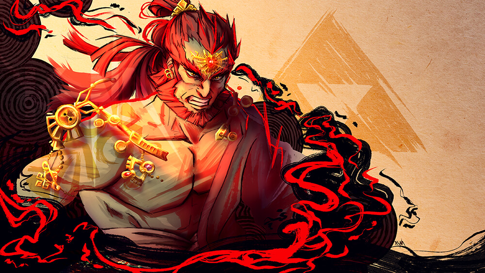 ArtStation The Great Demon King Zelda TotK