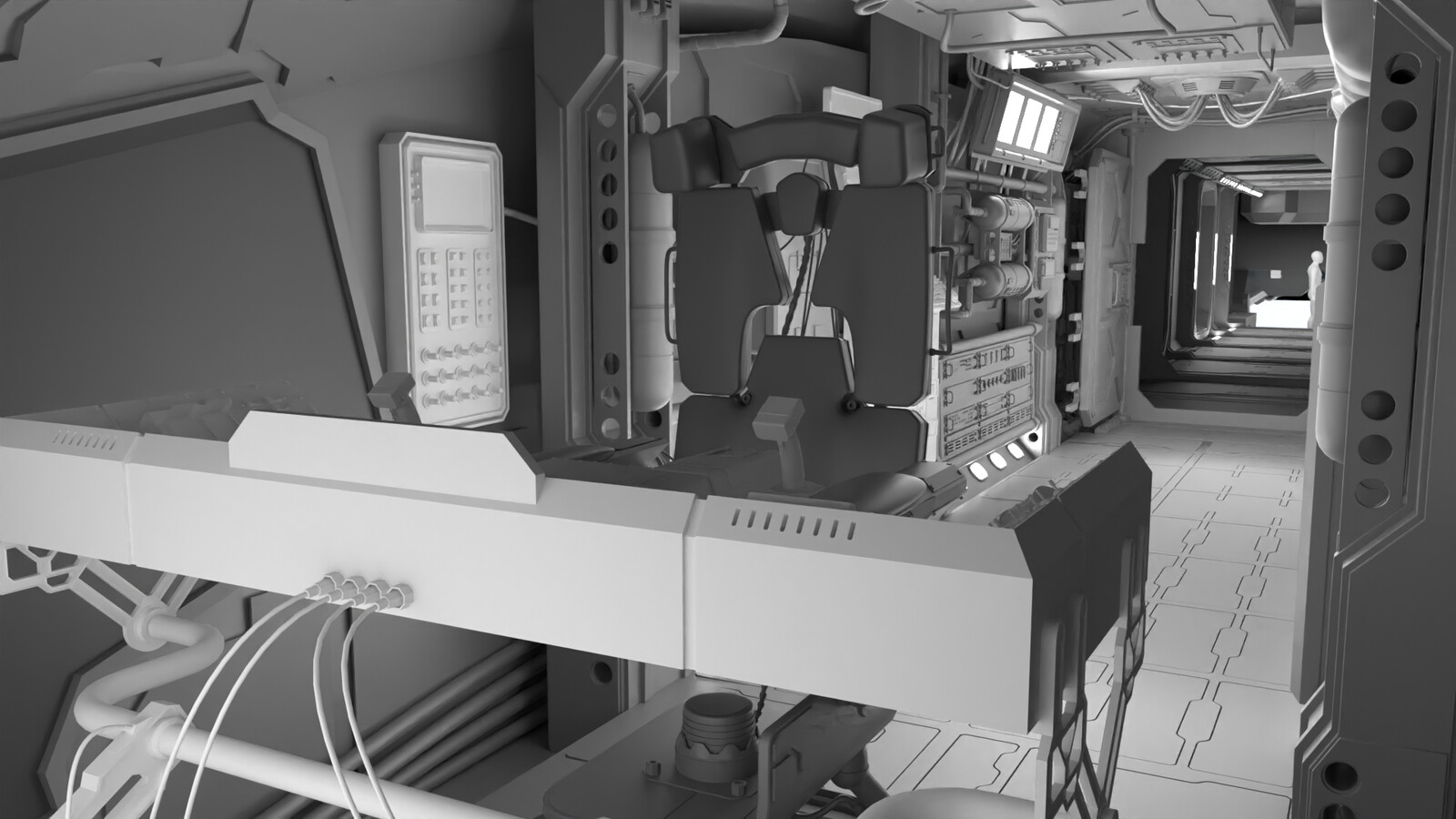 Cockpit looking Aft