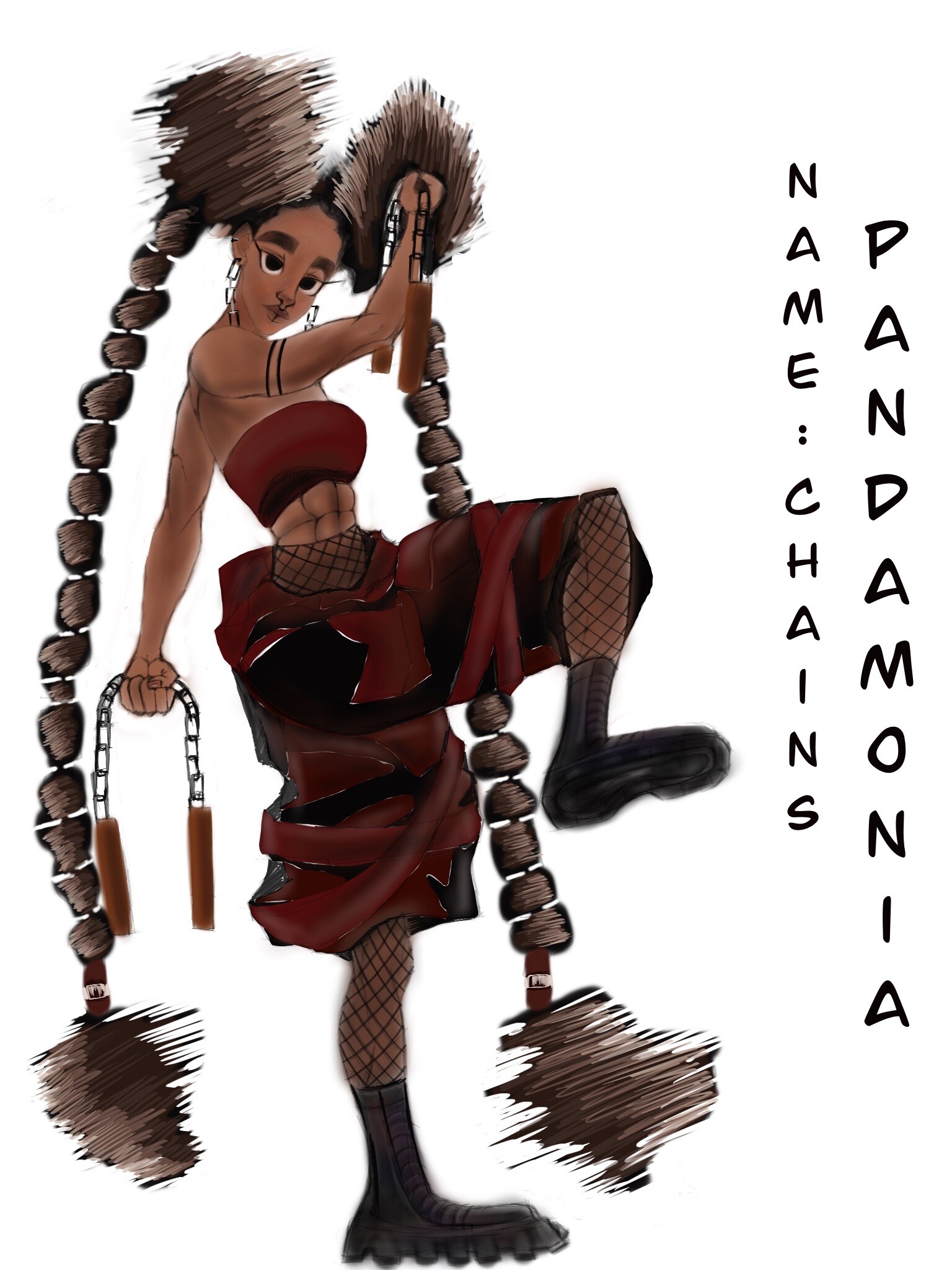 ArtStation Chains character