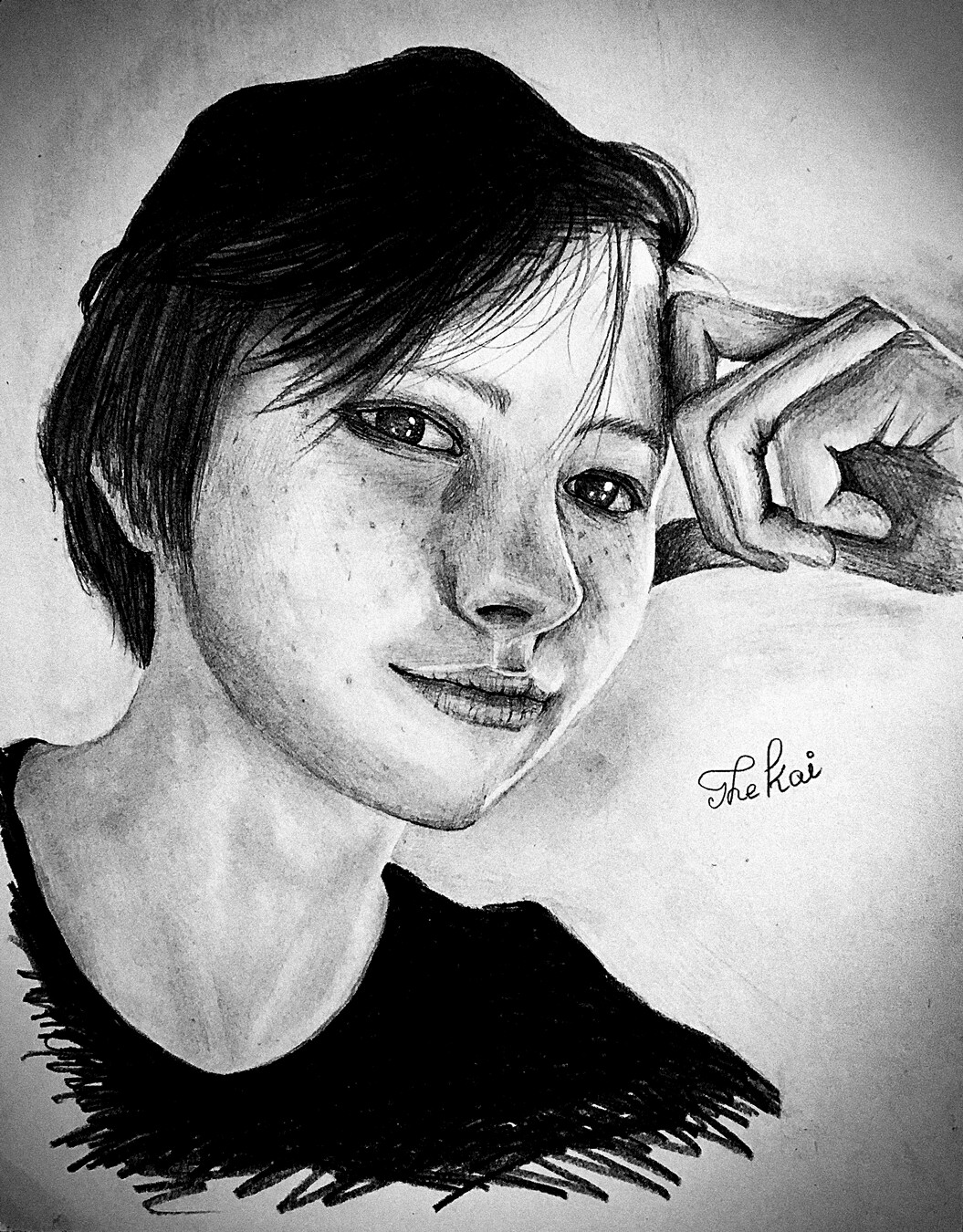 ArtStation - A5 Portrait of "Little Emo Kitten"