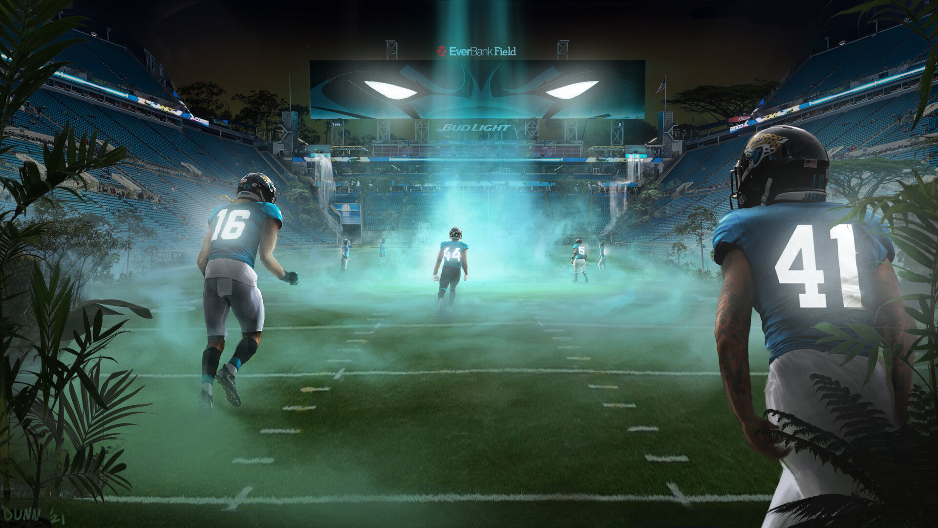 ArtStation NFL commercial concept