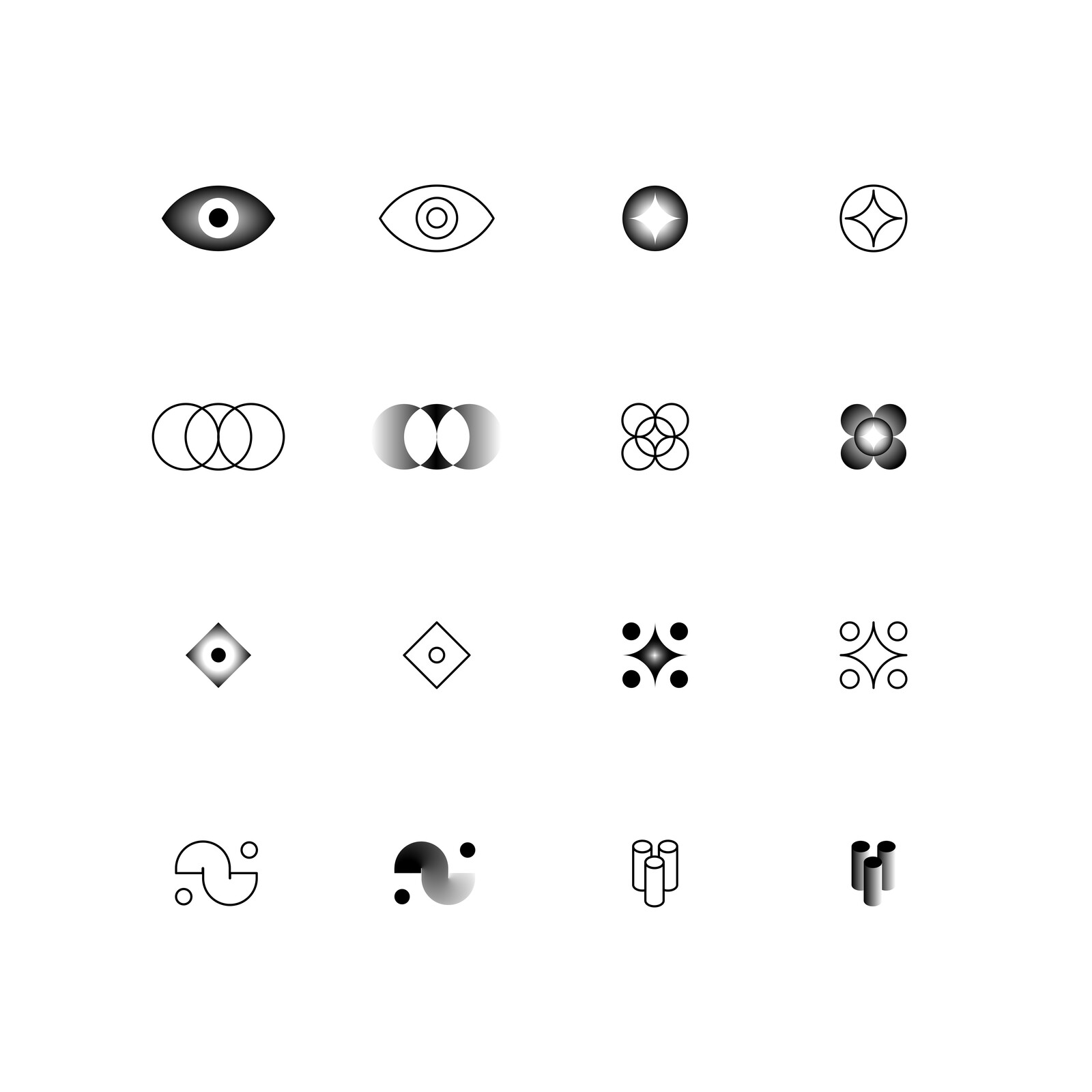 Gradient pictos #1
