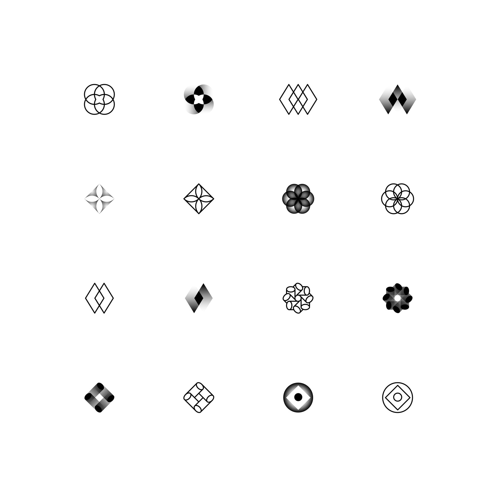 Gradient pictos #4