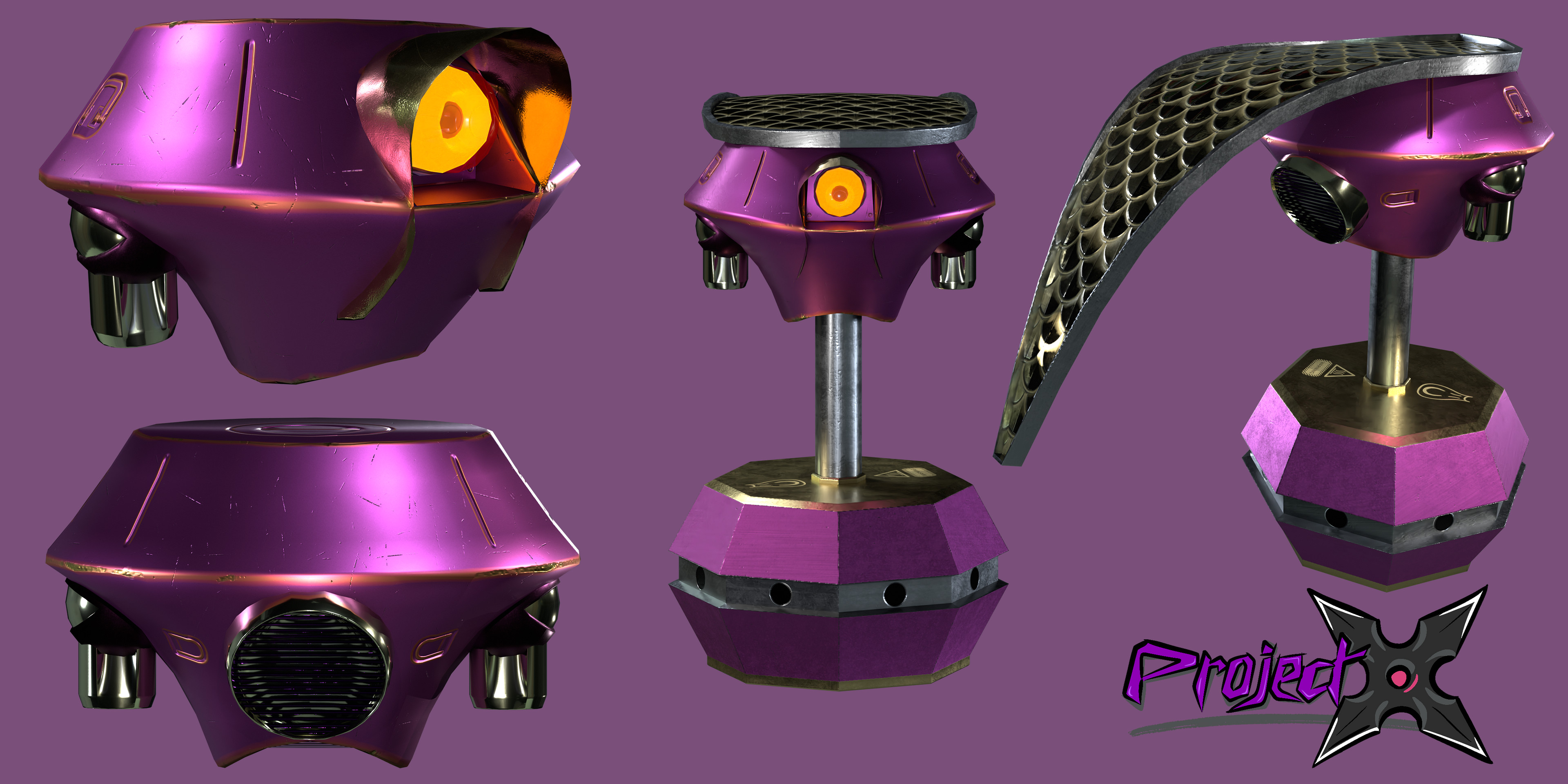 Drones, original and upgraded. Meant to be regal and fierce!