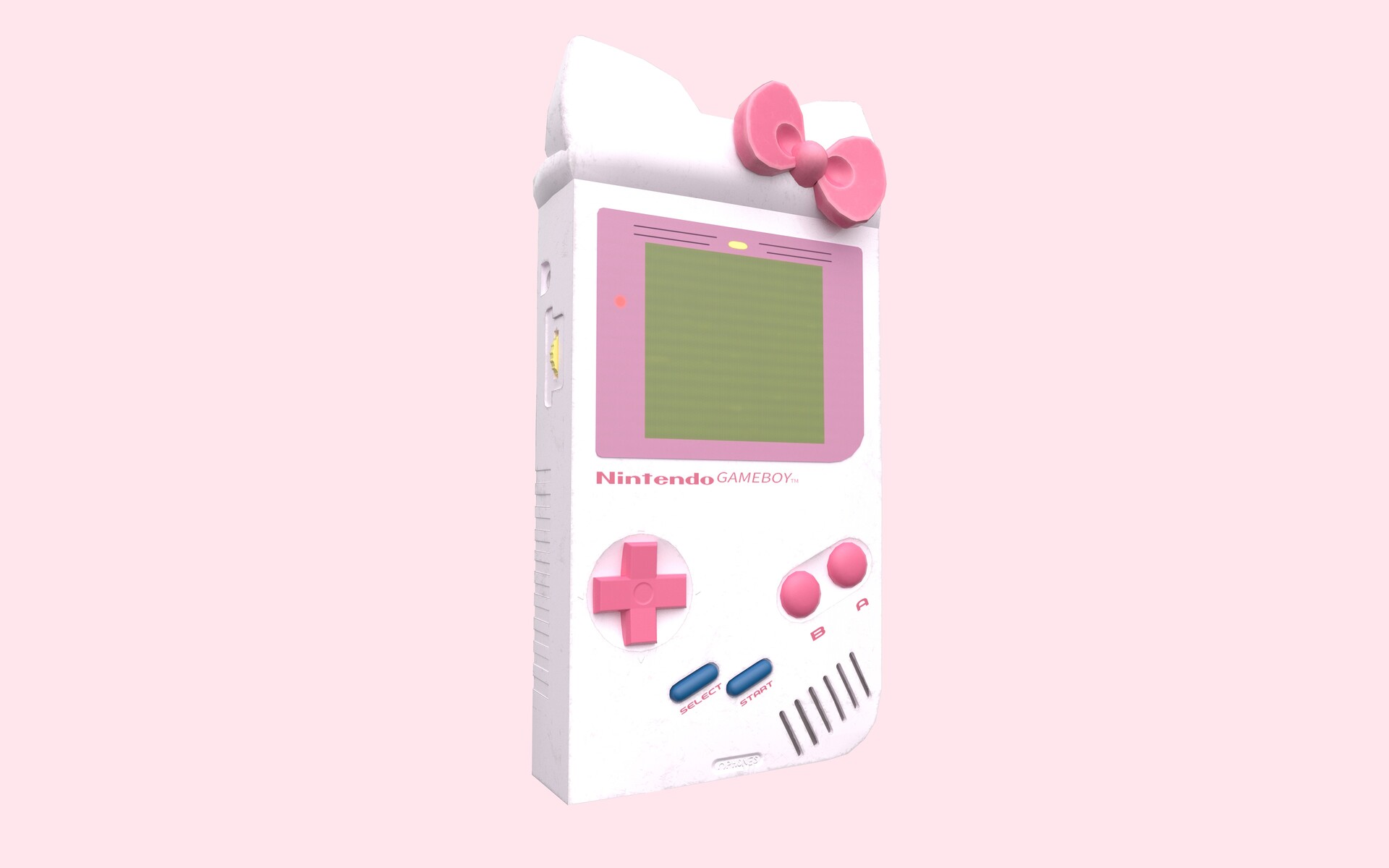 ArtStation - Hello Kitty GameBoy Model