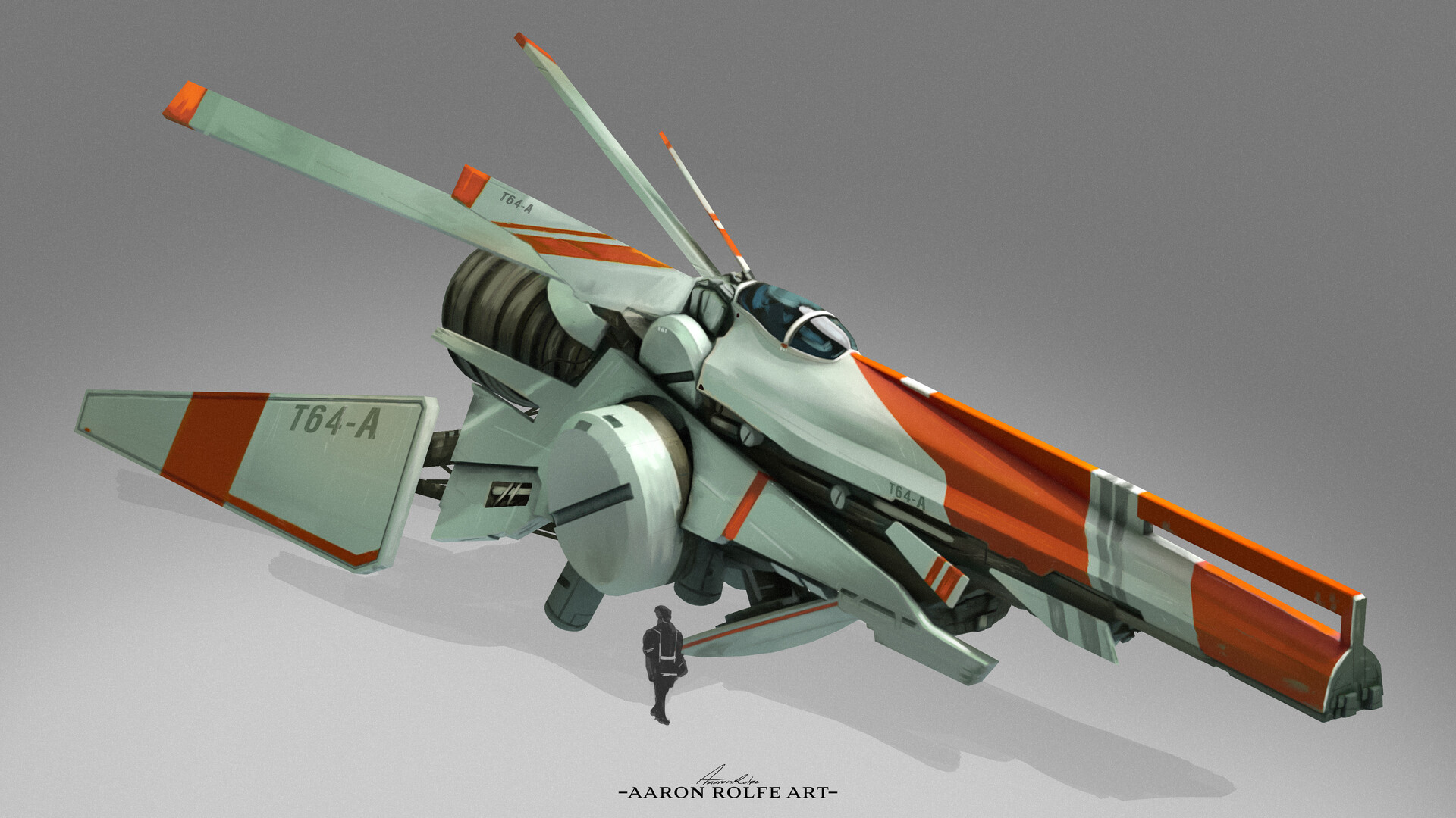 ArtStation - Strike Fighter-Vehicle Concept/ Spaceships Design