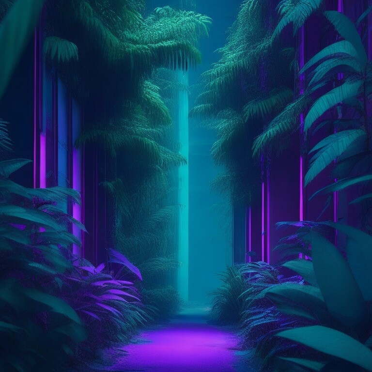 ArtStation - The Neon jungle