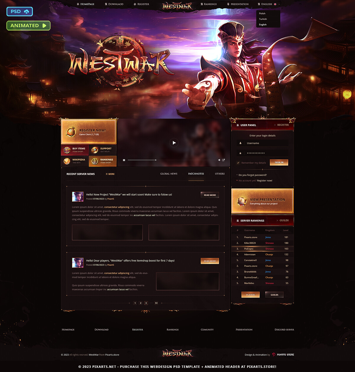 ArtStation - Game Store Website
