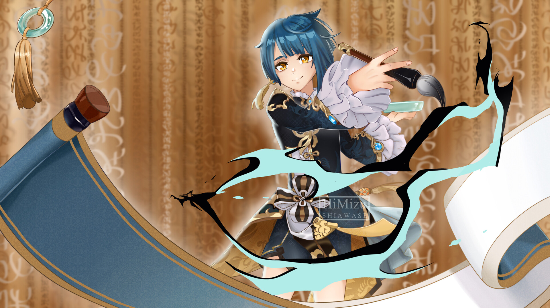 ArtStation Xingqiu Genshin Impact