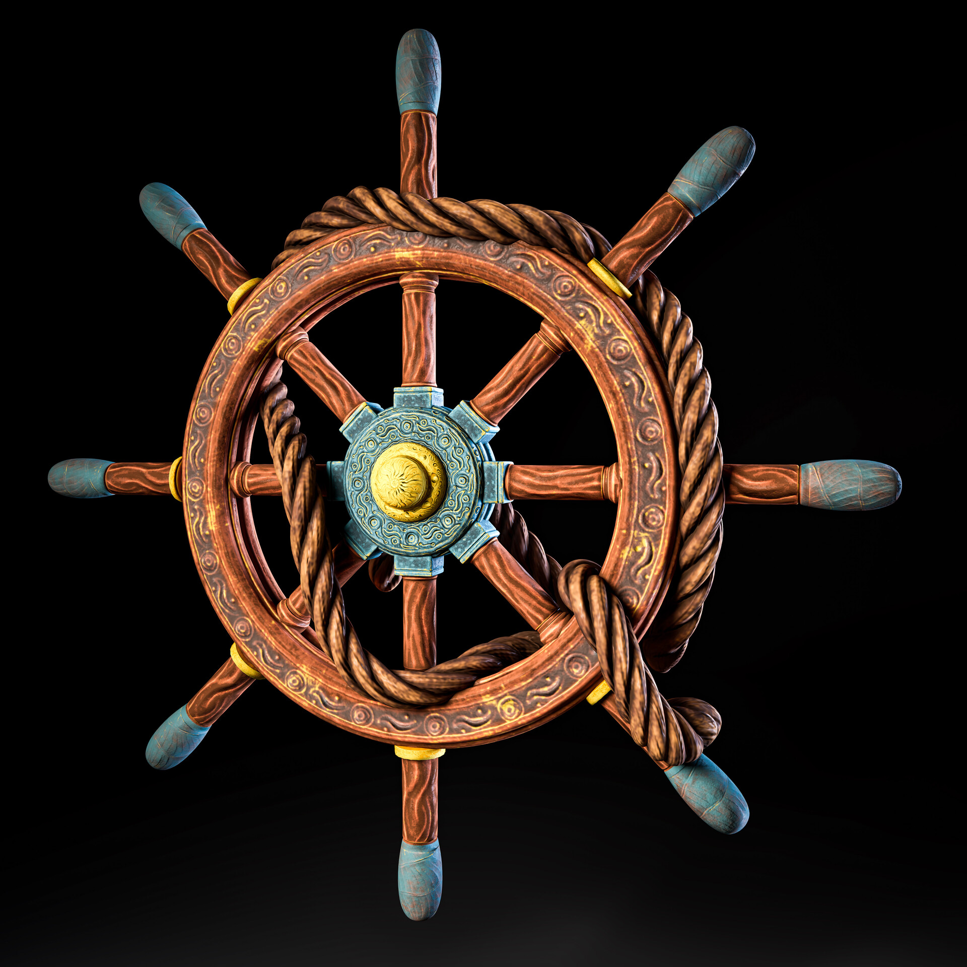 ArtStation - Ship Helm