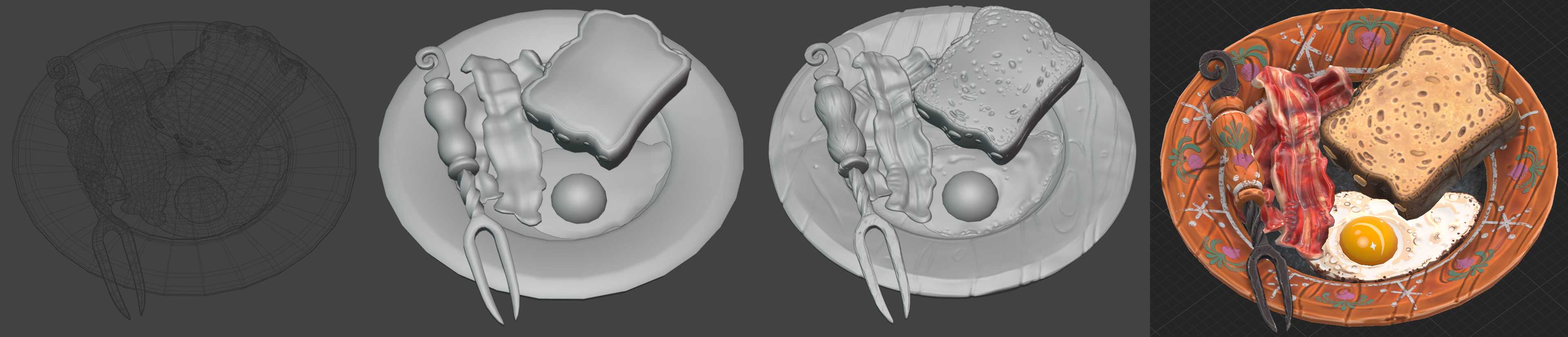 Kaylie benner medieval plate 3d model prop