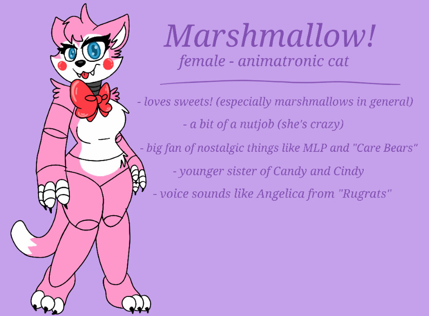 ArtStation - Marshmallow! (Old FNAF Character)