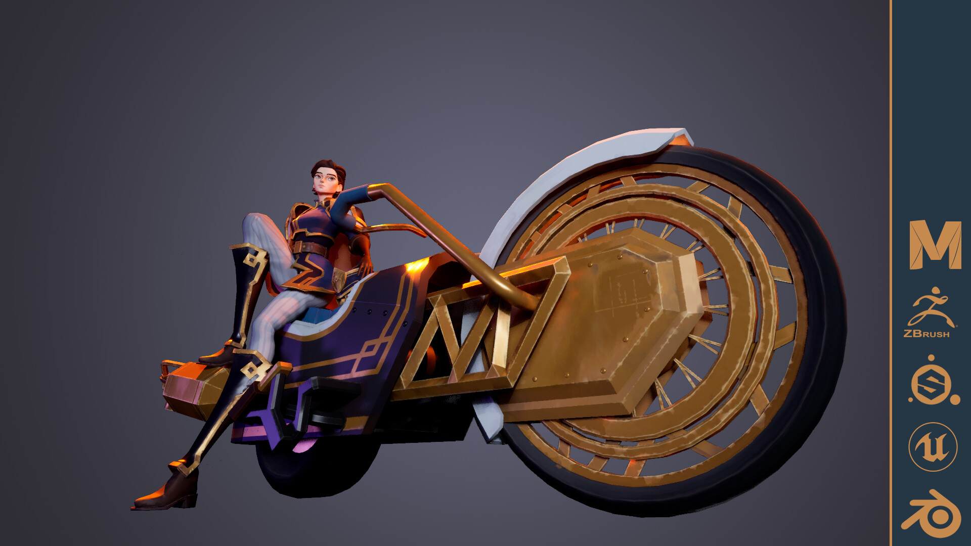 Future Shock Bike Gta ArtStation 3D MODELLING OF CYBERPUNK [ASUKA