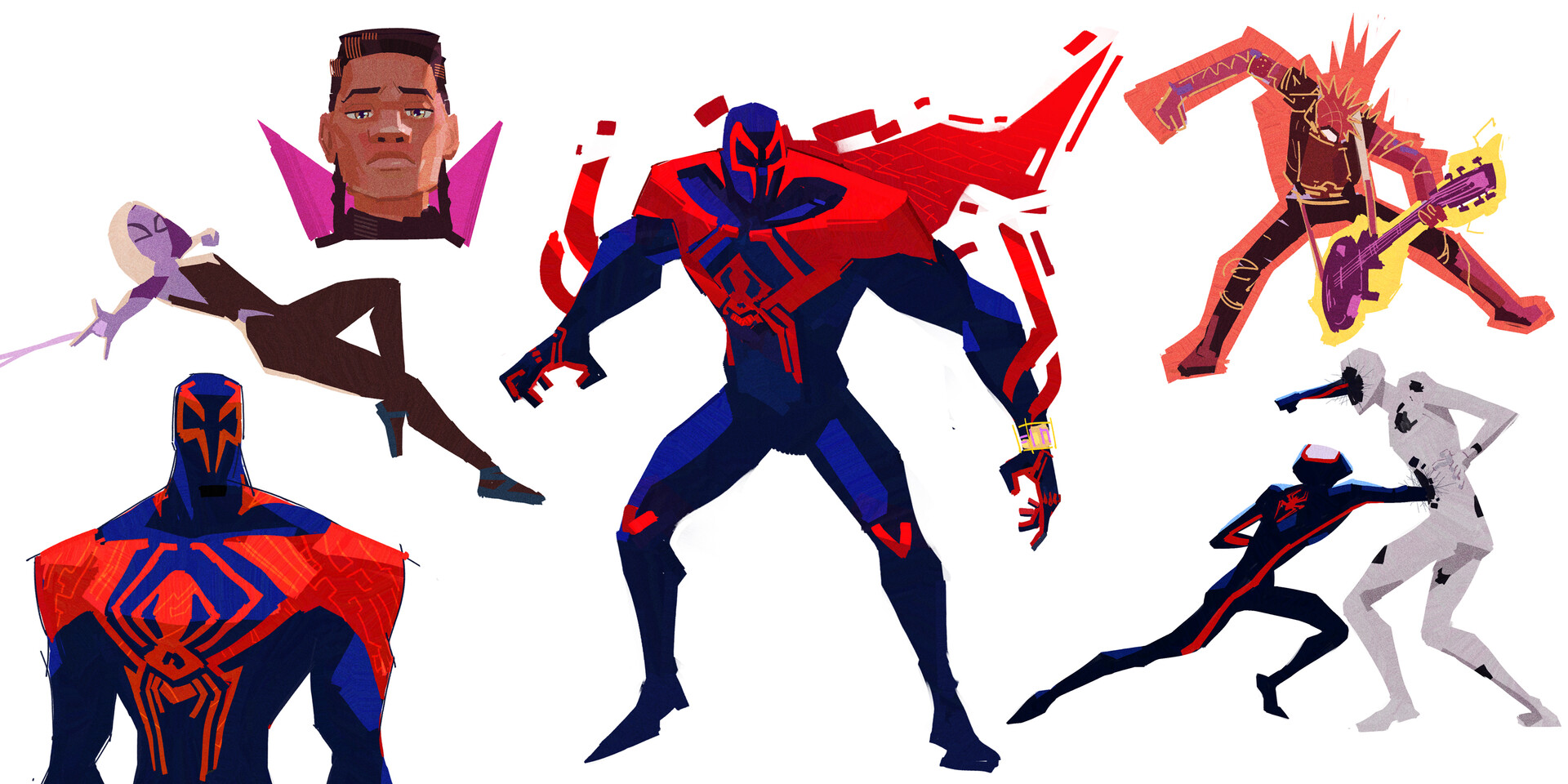 Awesome SPIDER-MAN: ACROSS THE SPIDER-VERSE Character Design Art For  Fan-Favorite Variants — GeekTyrant