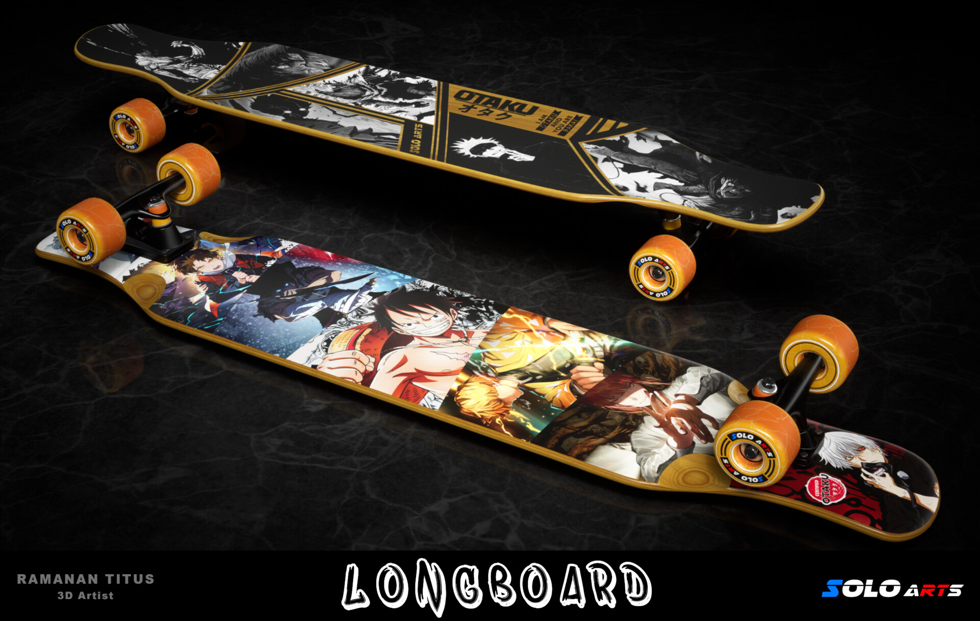 10 Most Popular Anime Skateboard Decks – GameX.gg