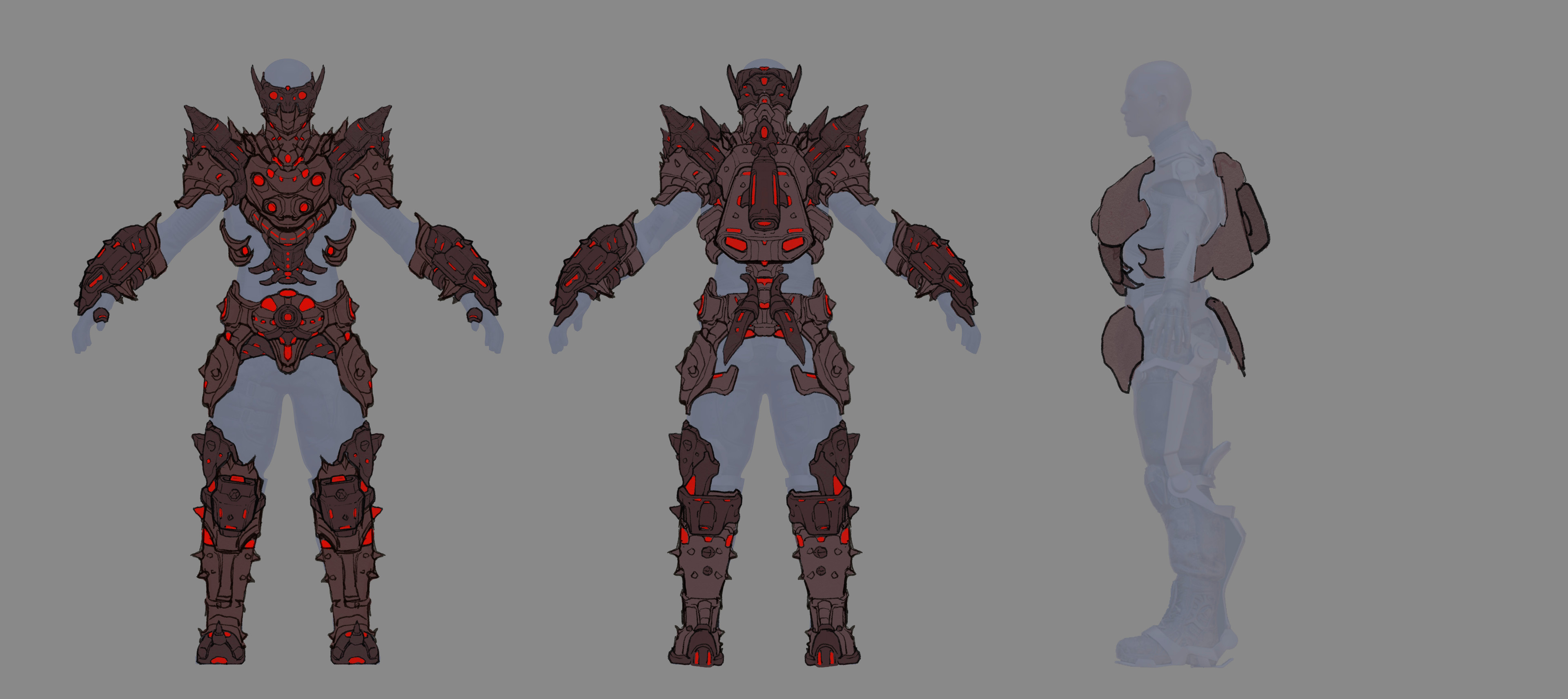 Sketch - Sci-fi armor 03 - T2
