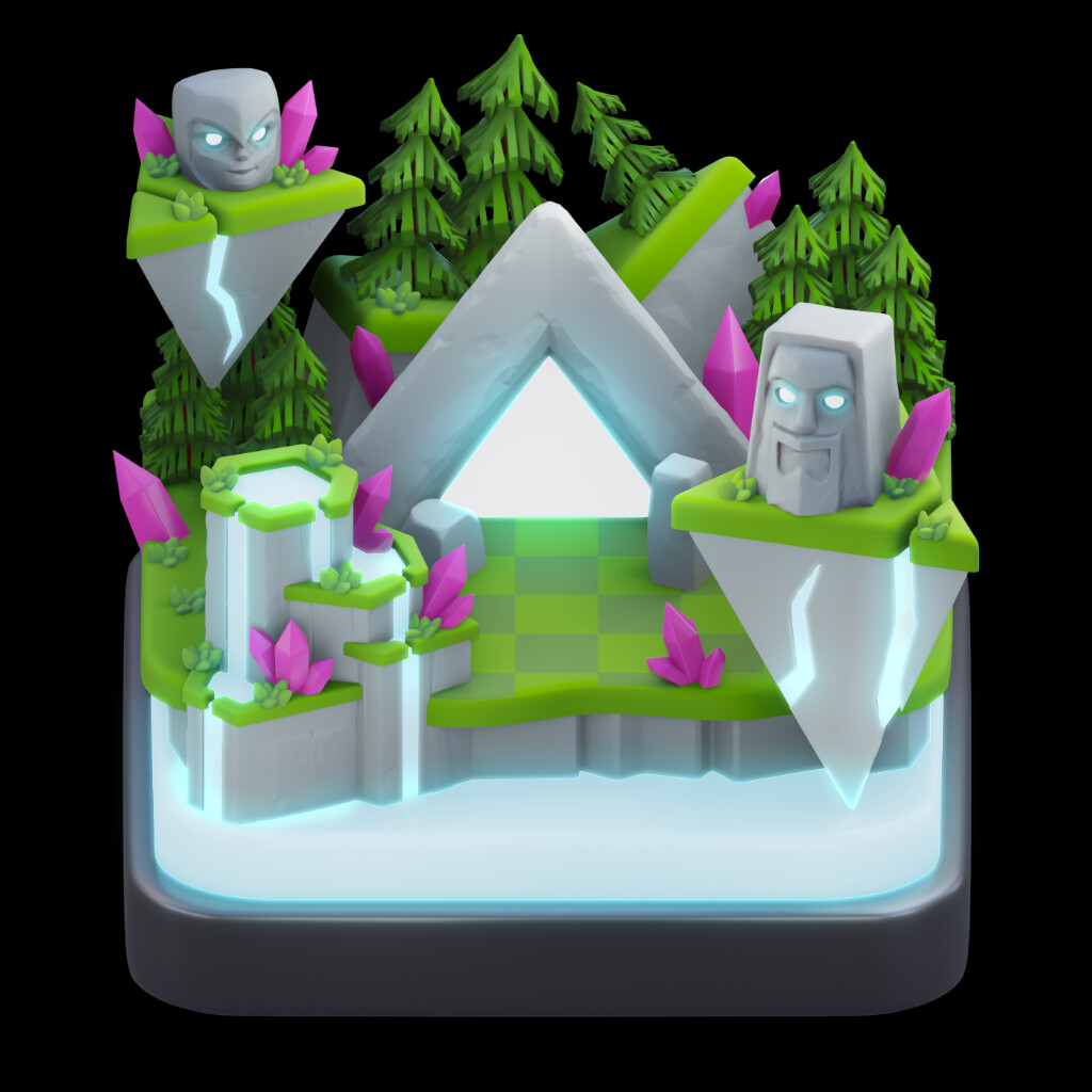 Surface Digital Clash of Clans : Epic Magic Scenery