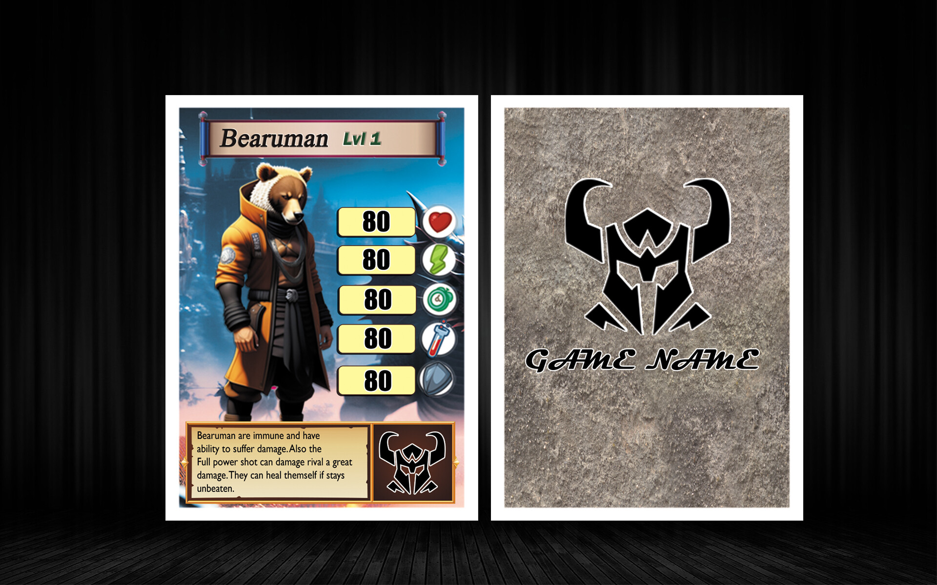 ArtStation Custom TCG card template Vol3