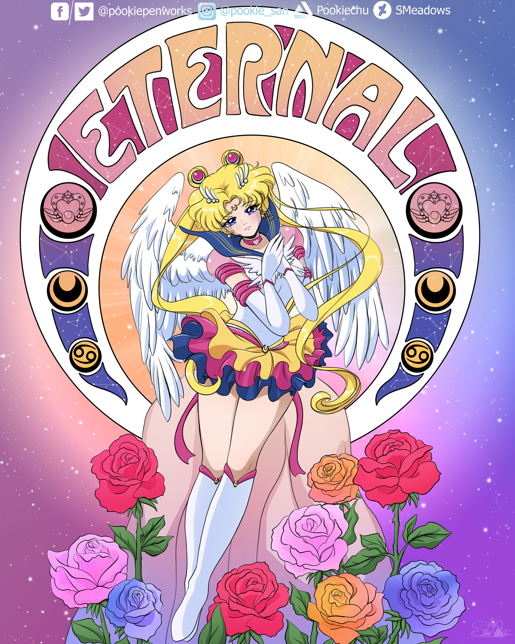 ArtStation - Eternal Sailor moon fanart