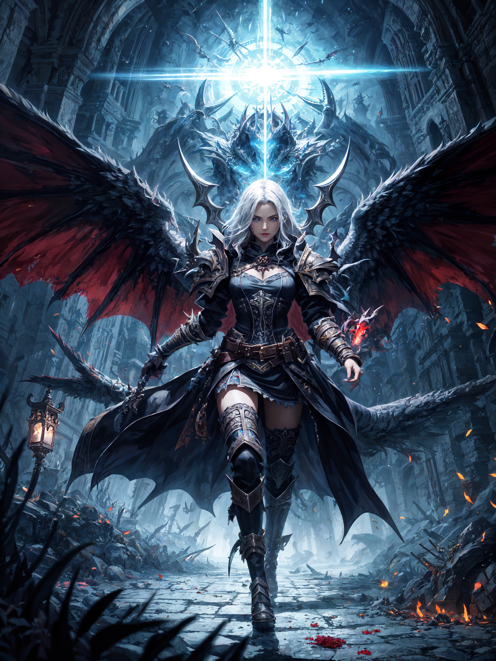 ArtStation - The Fallen Angel Warrior
