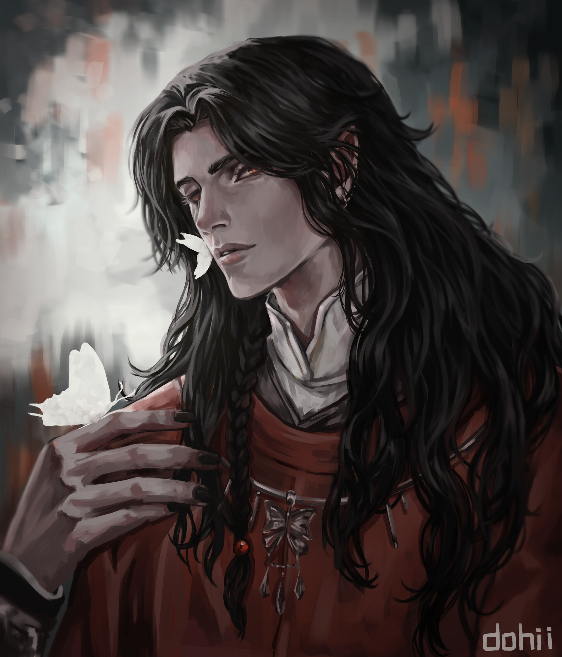 Artstation Crimson Rain Sought Flower