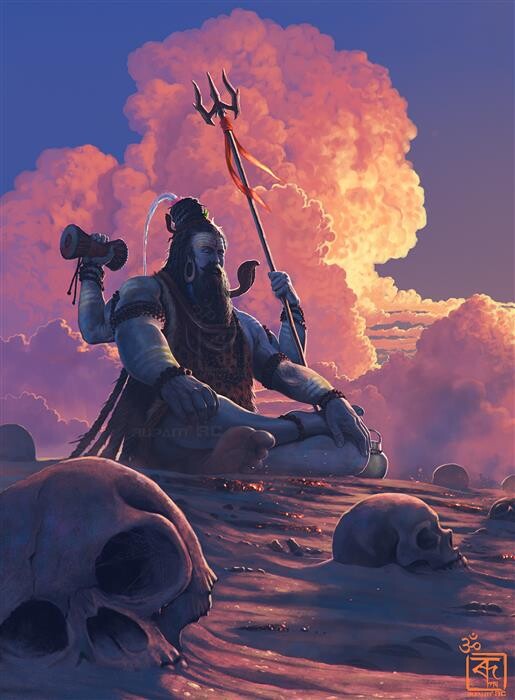 The Gods of Bharat : Lord Shiva ॐ (Re-work)