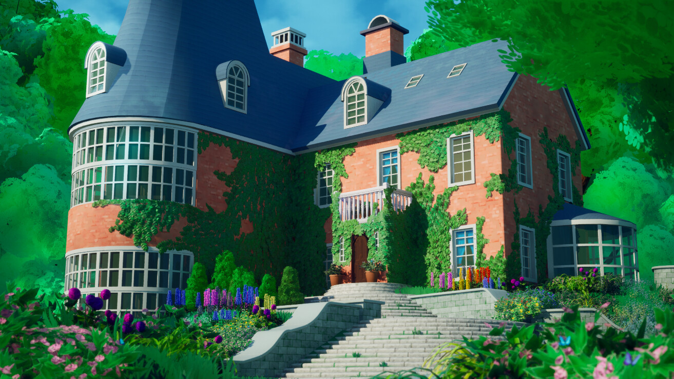 ArtStation - The House On the Hill- A Kiki's delivery Service