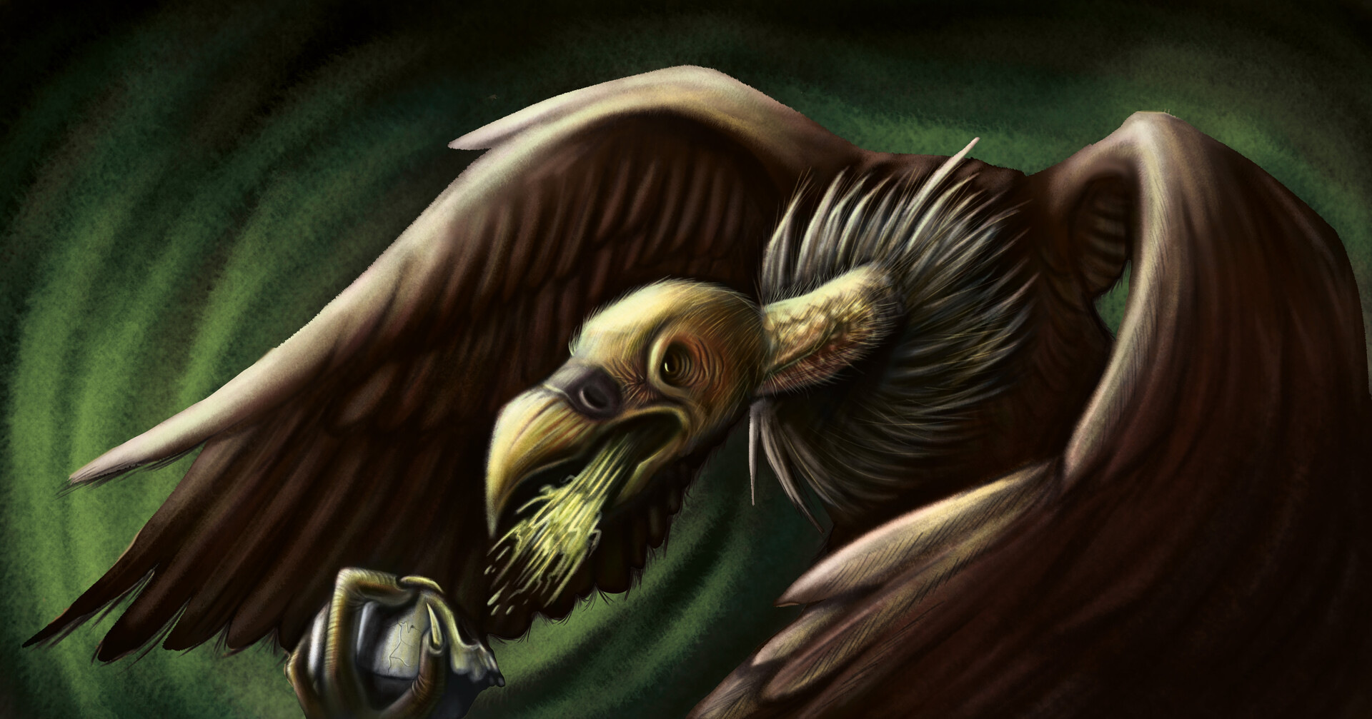ArtStation Vulture vomit