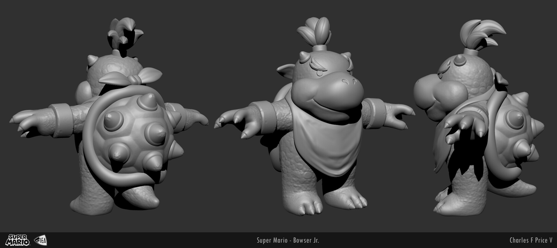 Bowser  Super Mario Bros - Finished Projects - Blender Artists