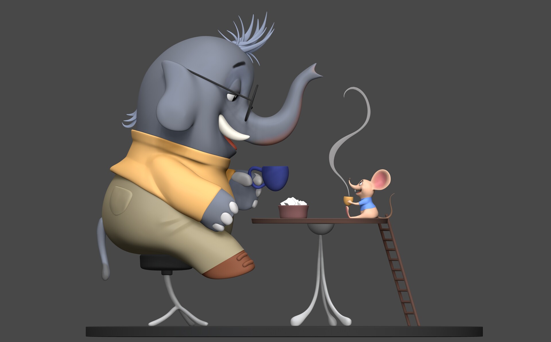 ArtStation - Elephant party