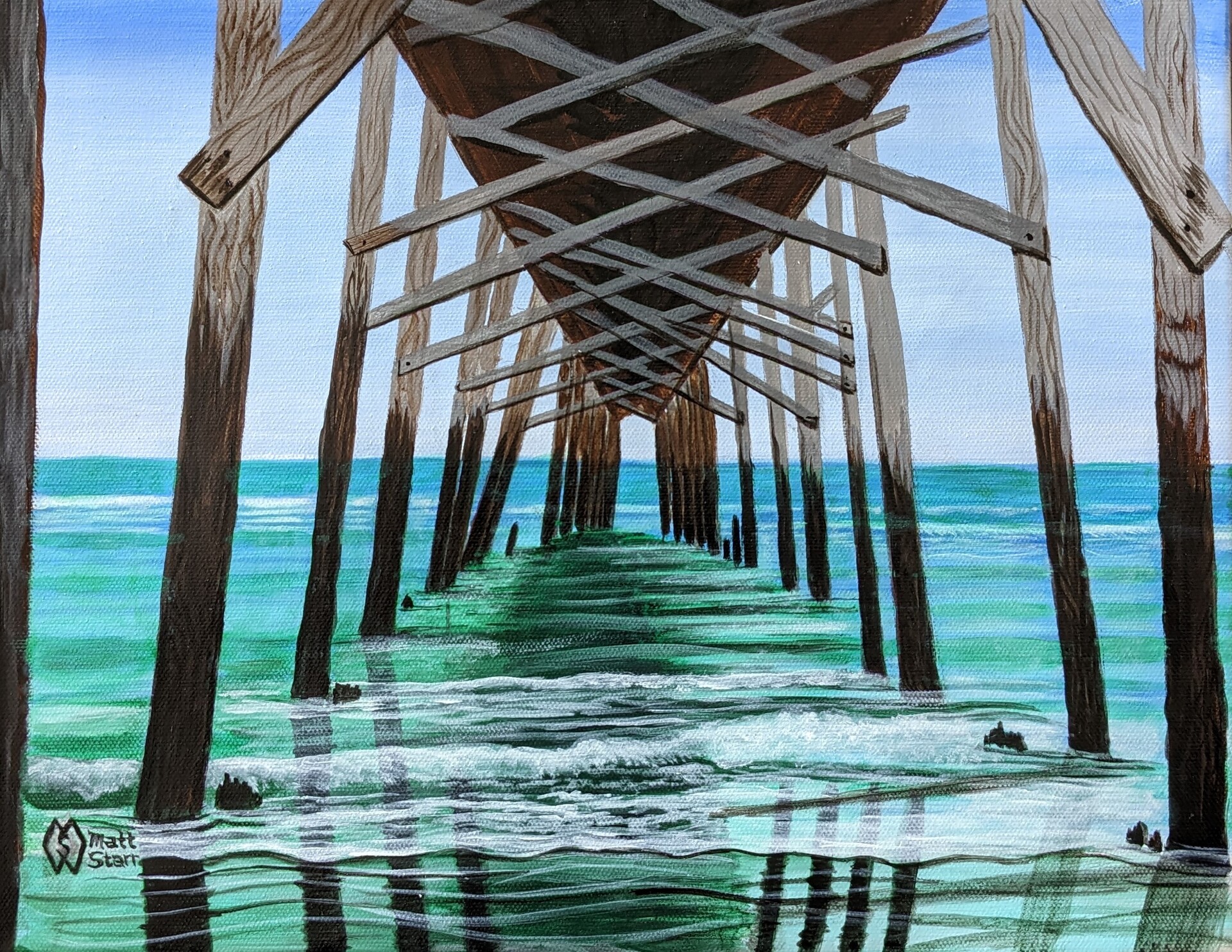 ArtStation - Holden Beach Pier