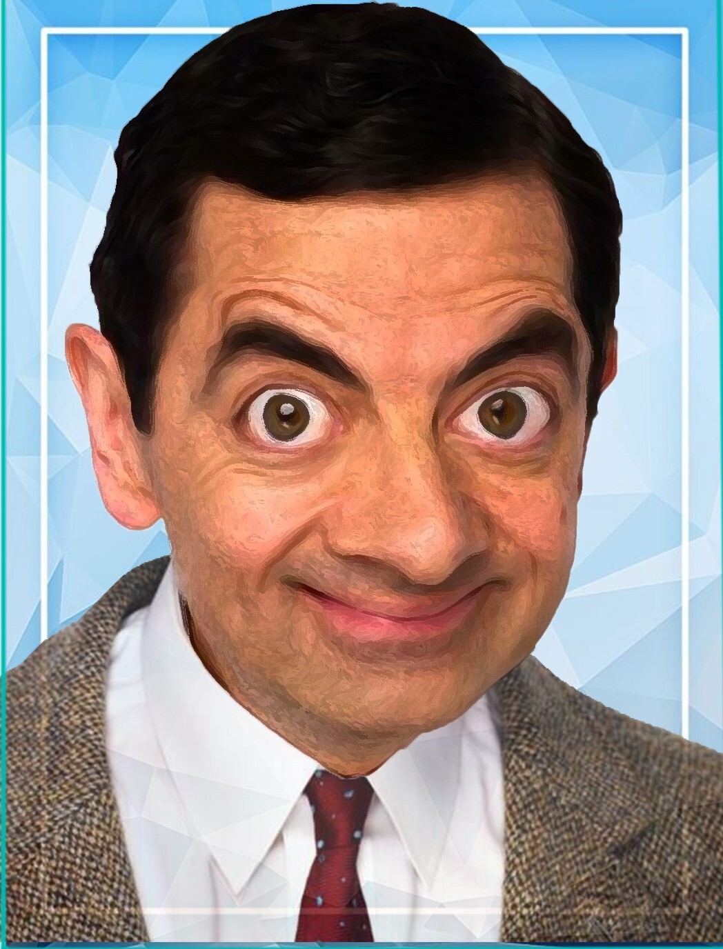 ArtStation - Caricature of Mr. Bean Rowan Atkinson sir......