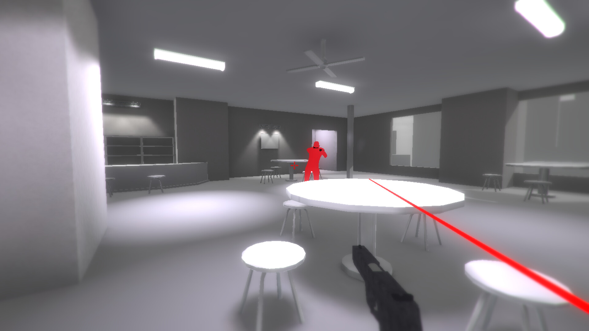 ArtStation SUPER HOT prototype level design