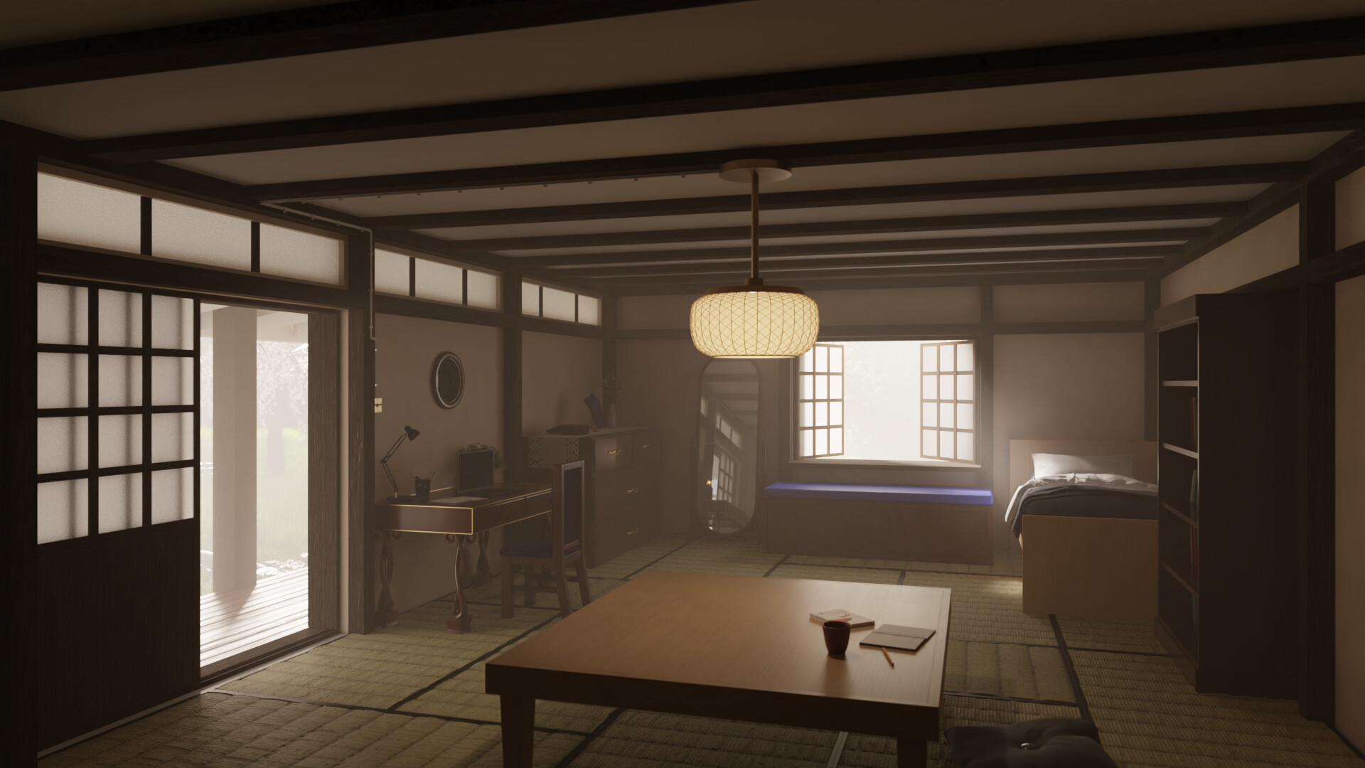ArtStation - Japanese Bedroom