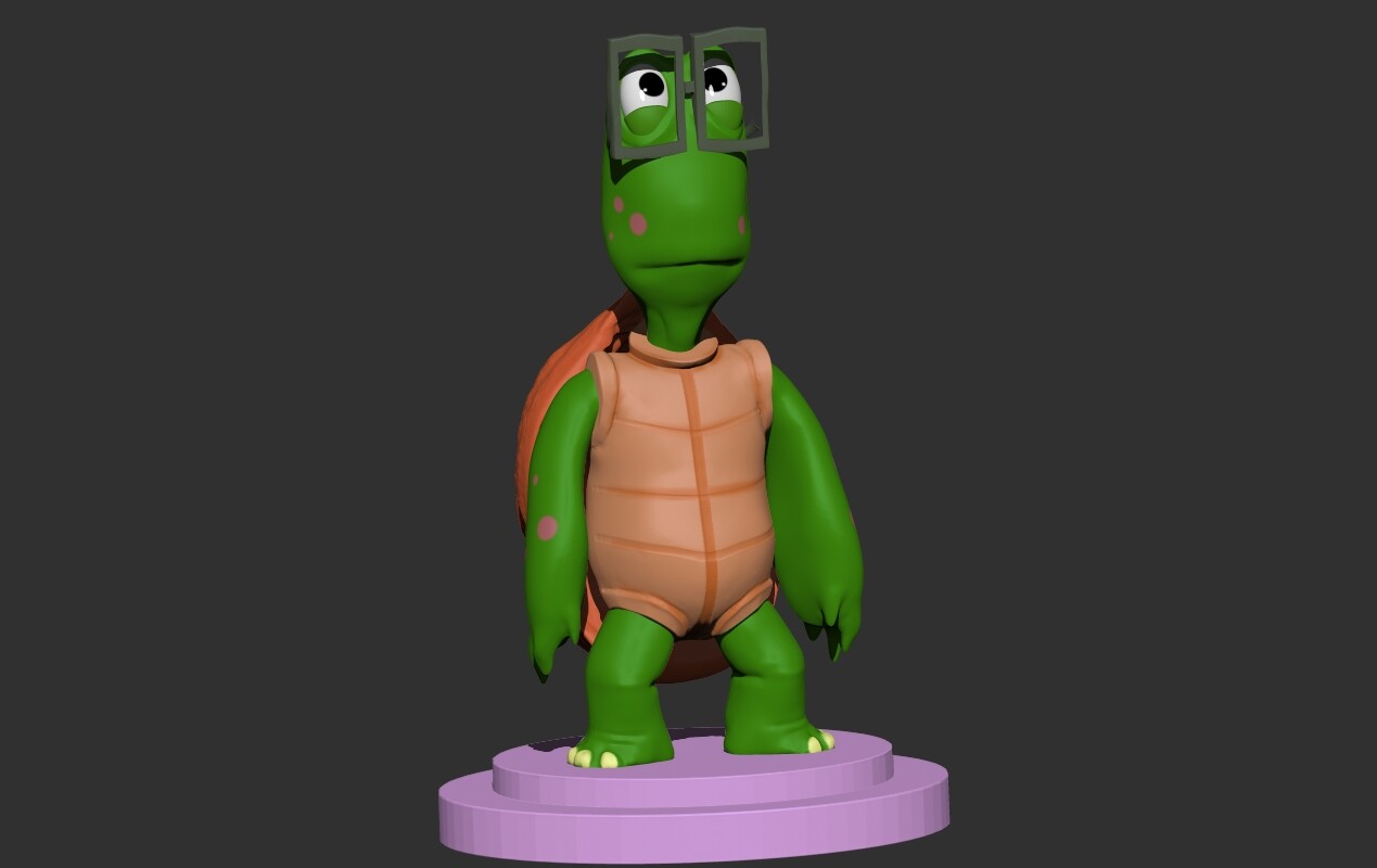 ArtStation - Redshell turtle from Wreck it Ralph