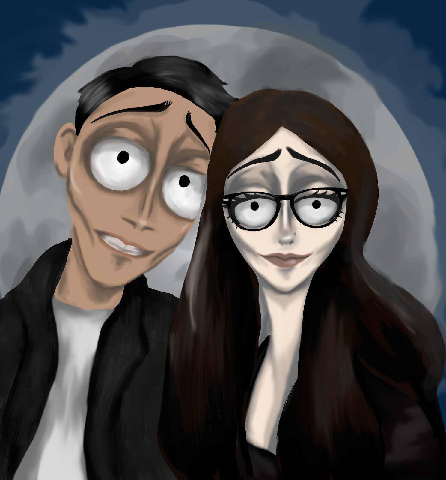 Emily Anderson - Tim Burton Inspired Art