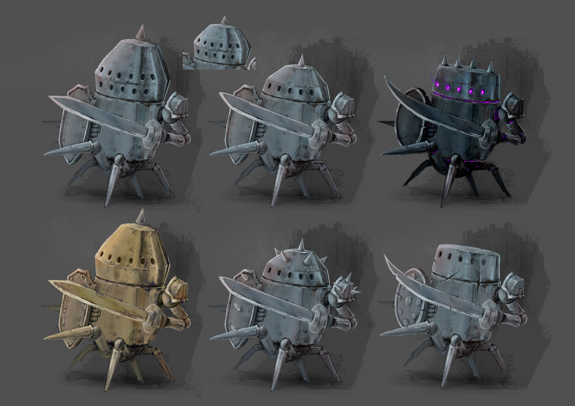 ArtStation - Basic dungeon enemies